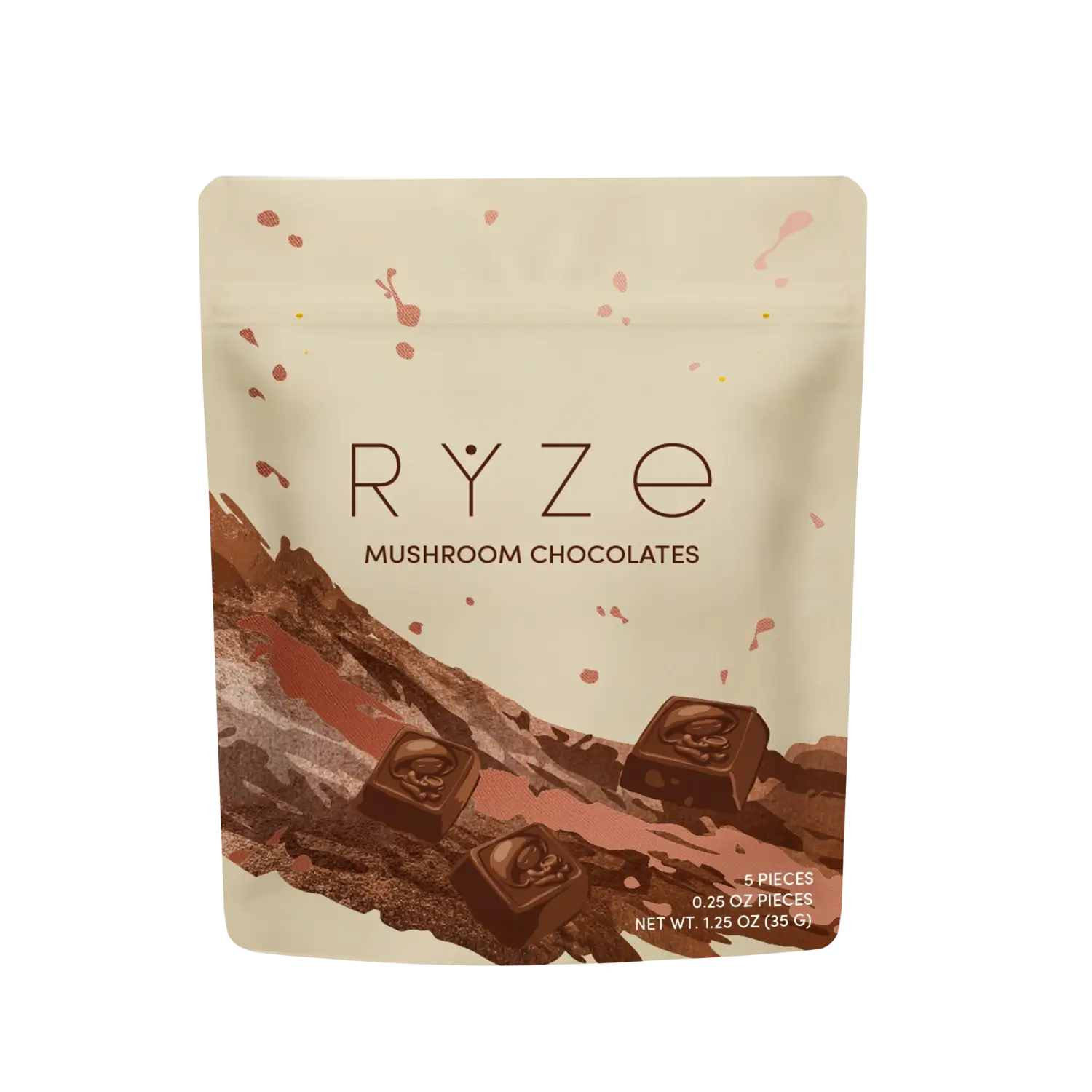 Mushroom Chocolates Rye (5 pieces) - Gift Ready