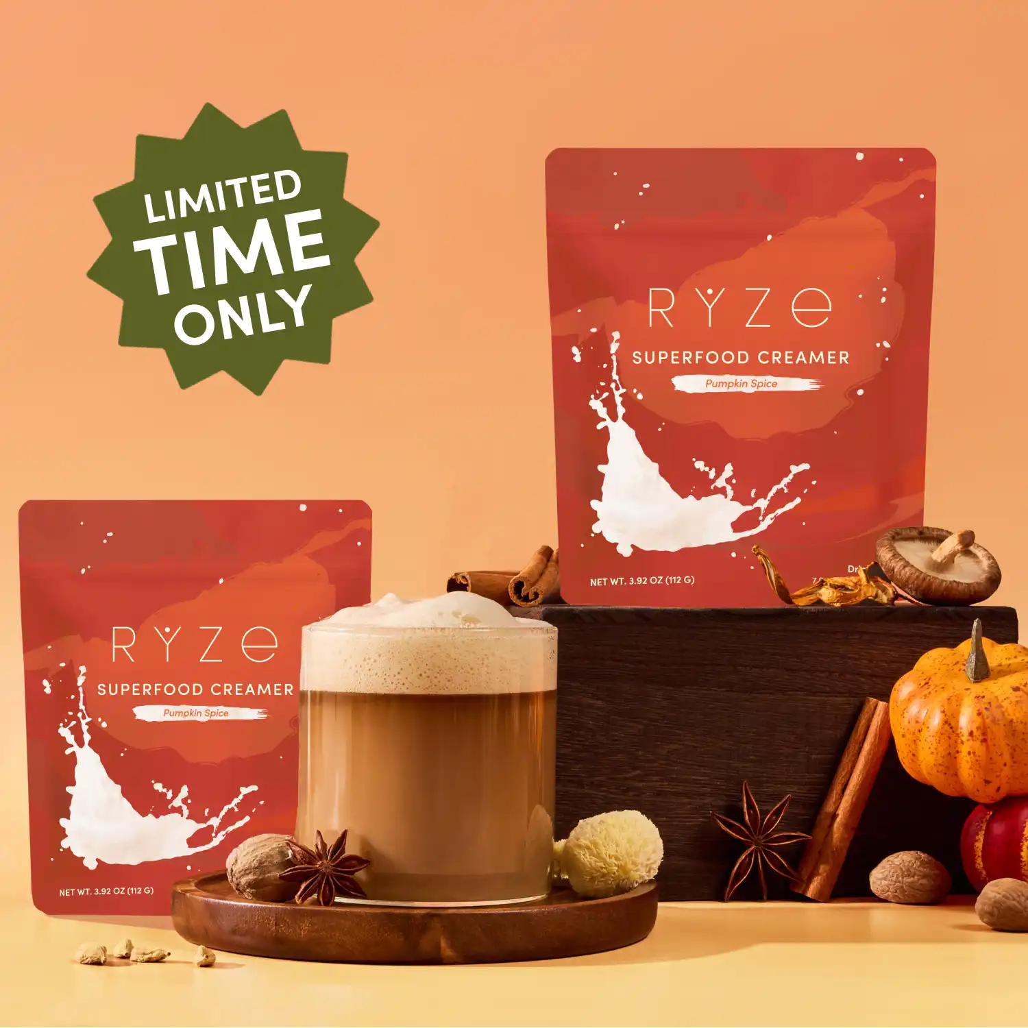 Pumpkin Spice Superfood Creamer Add On - Rich Blend