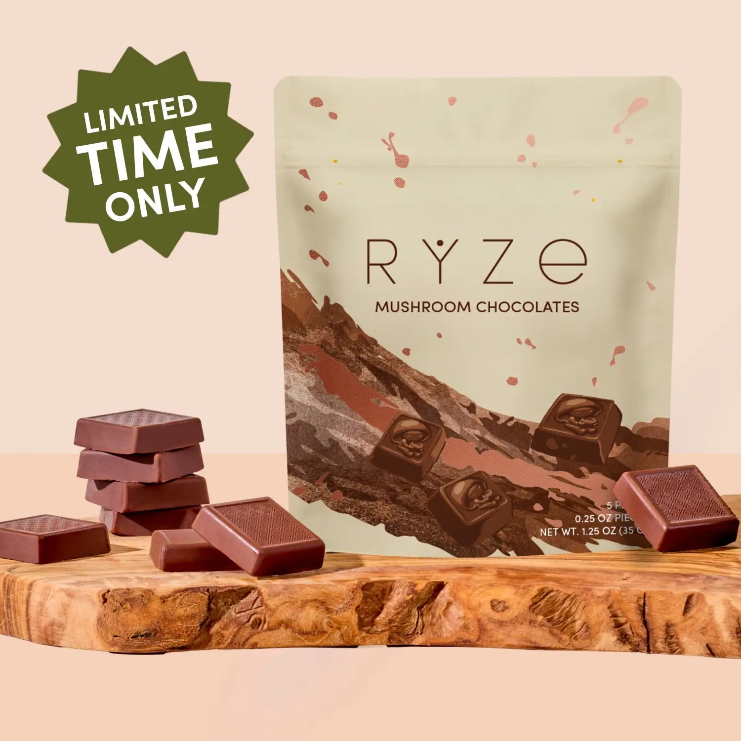 Mushroom Chocolates Rye (15 pieces) - Ready Set
