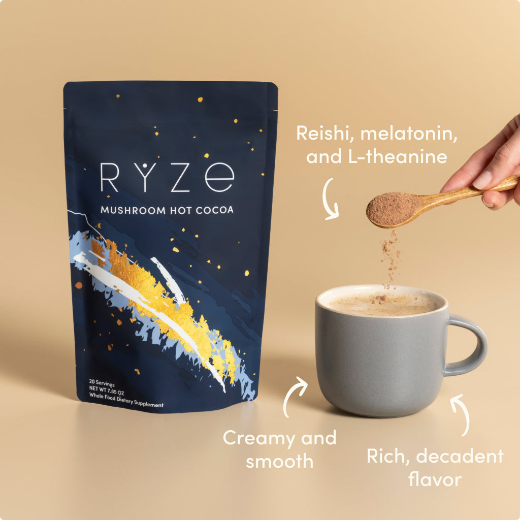RYZE Nighttime Mushroom Cocoa Starter Bag - Everyday Tote
