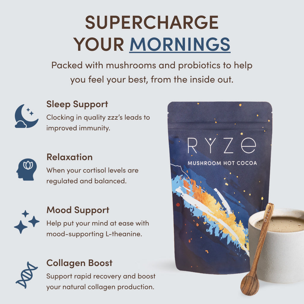 RYZE Nighttime Mushroom Cocoa Starter Bag - Everyday Tote