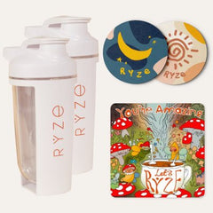 2 Shaker Bottles + Gift Set - Daily Mix