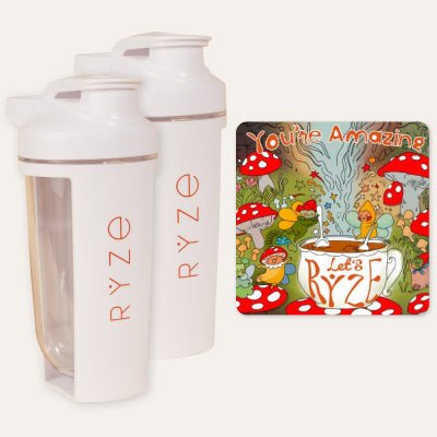 2 Shaker Bottles + Gift Set - Daily Mix