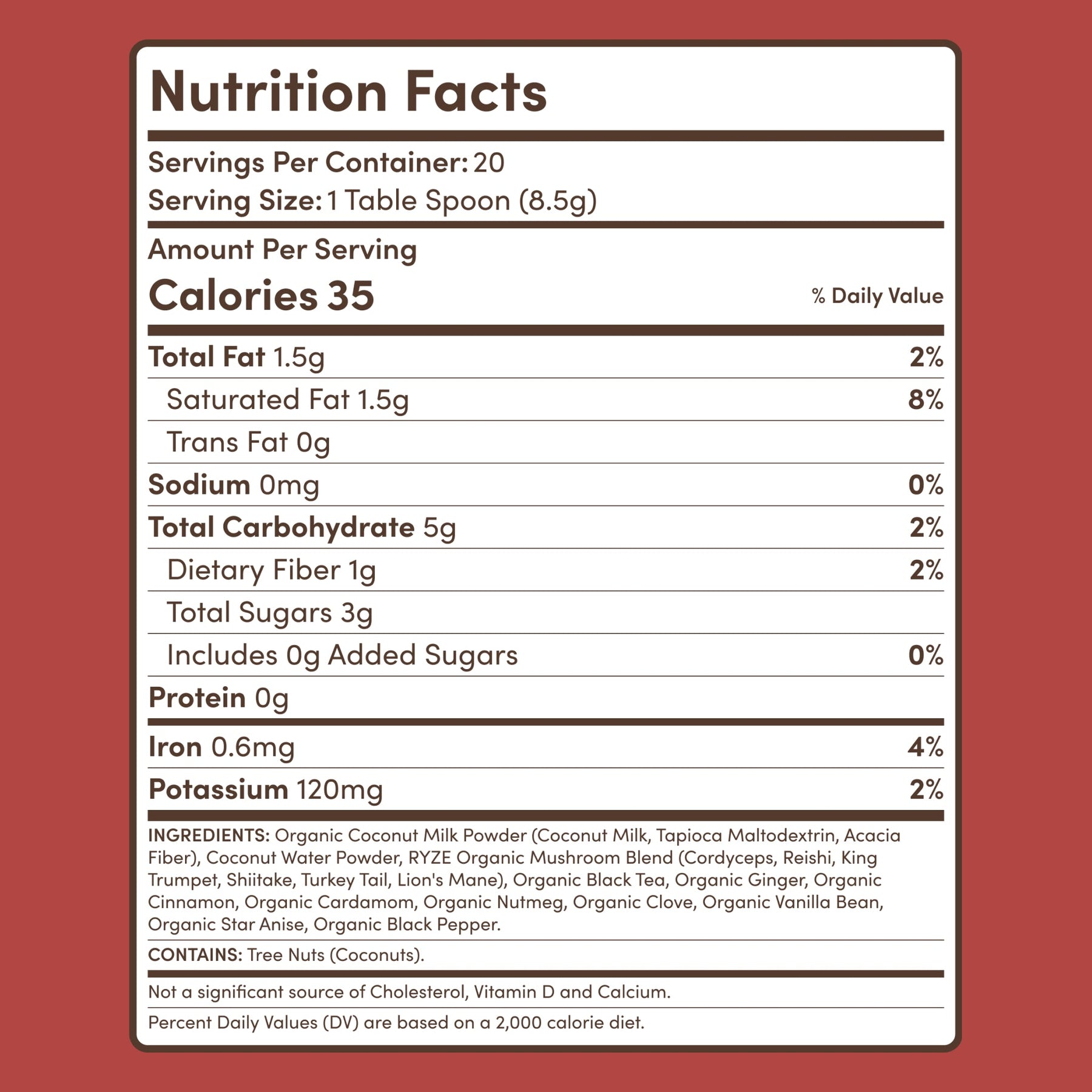 Mushroom Chai (20 Servings) - Morning Chai