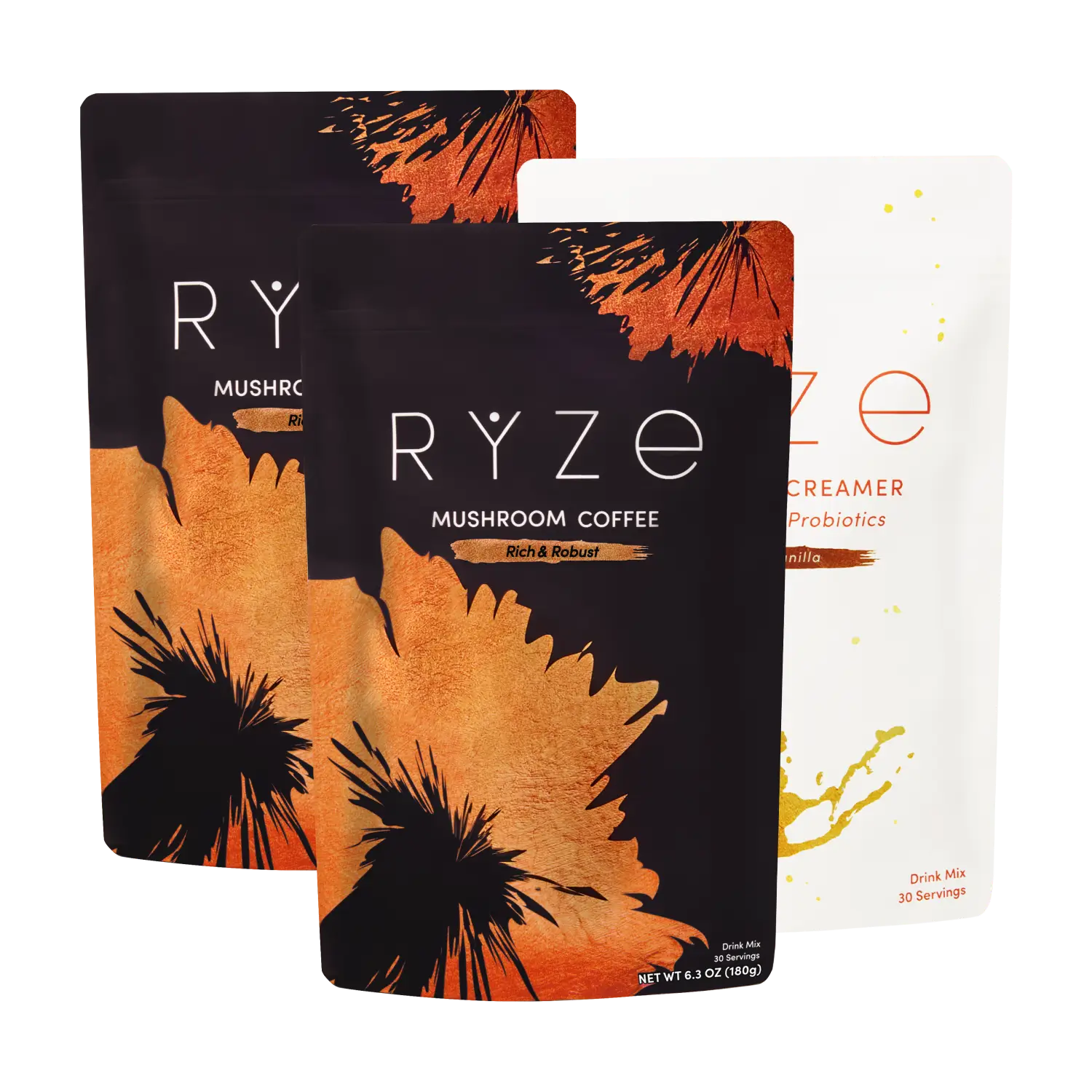 RYZE Ritual Set Dark Roast + Creamer - Ready Combo