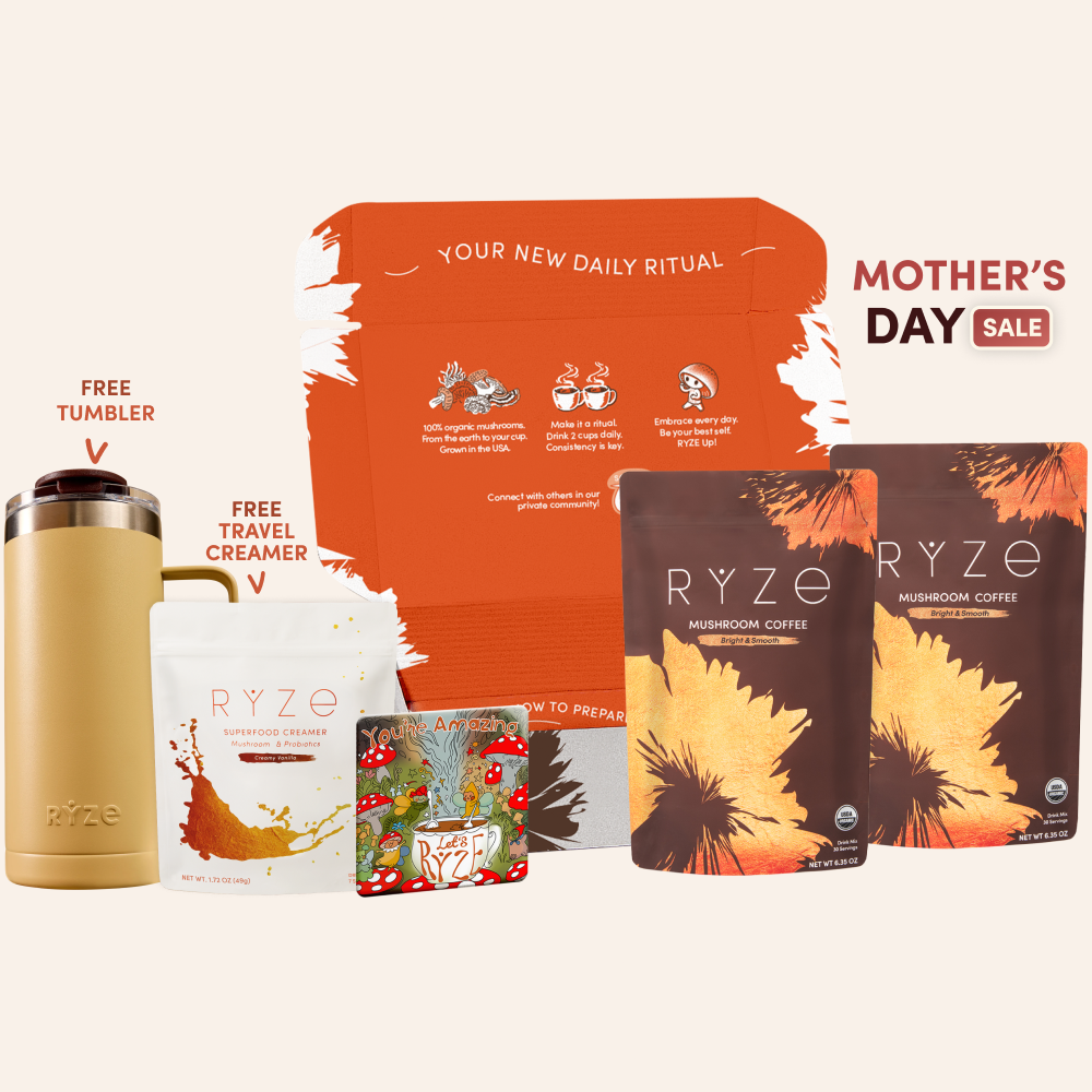 Mushroom Coffee Starter Kit 60 Serving - First Sip