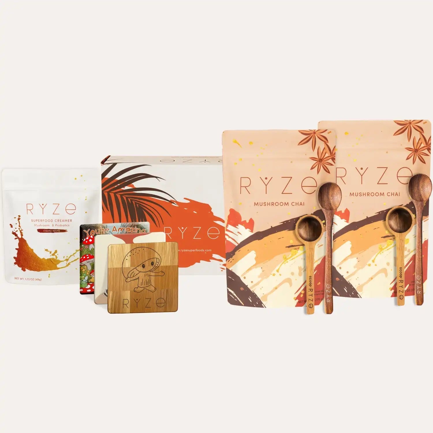 Mushroom Chai Starter Kit (40 Servings) - Morning Chai