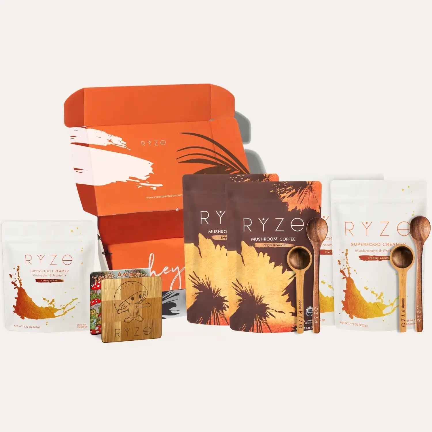 RYZE Lovers Gift Set (2 Coffees + 2 Creamers) - Easy Pick