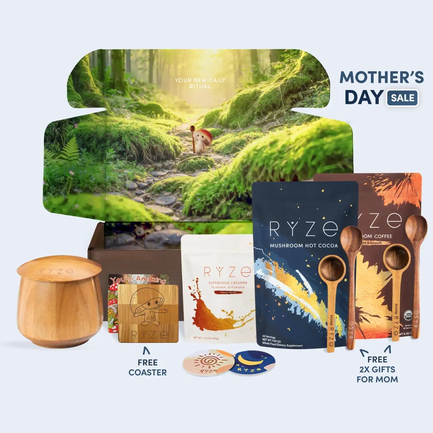 RYZE Ritual Set (Cocoa + Coffee) - Smooth Cocoa