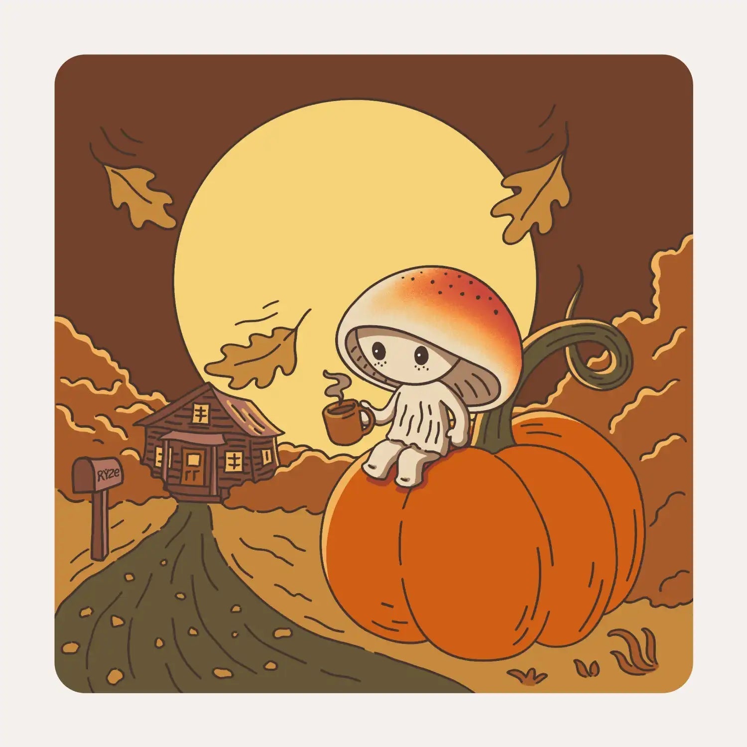 Halloween Magnet - Fridge Ready