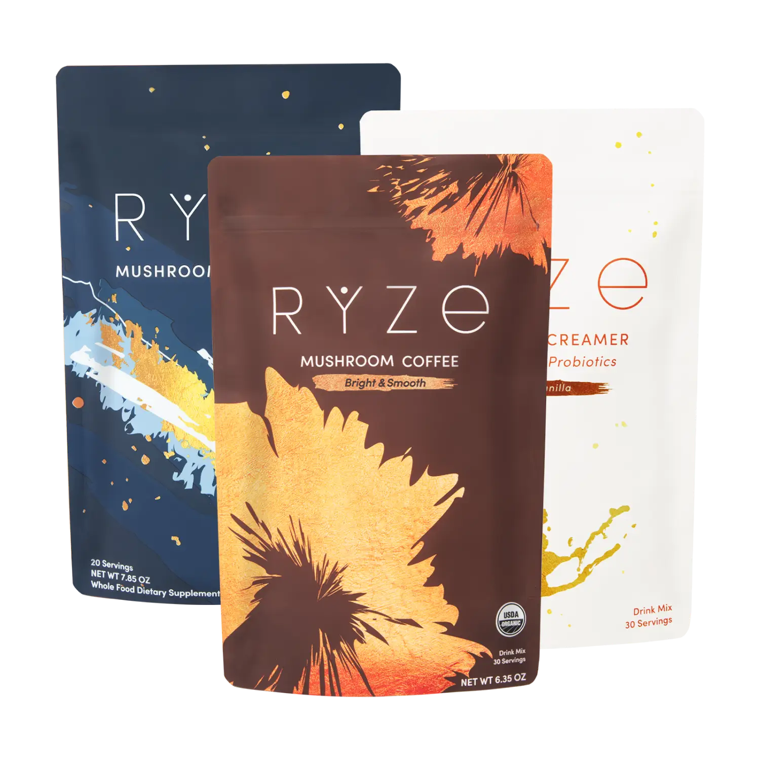 RYZE Ritual Set (Cocoa + Coffee + Creamer) - Cozy Cup