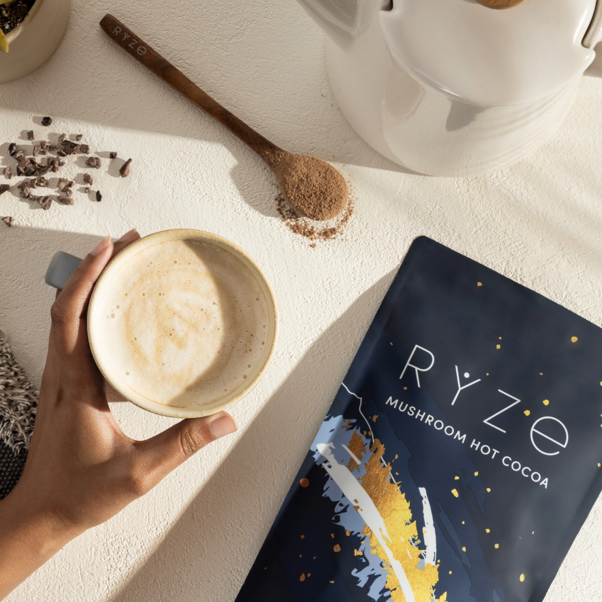 Mushroom Hot Cocoa (1 Pack - 20 Servings) - Cozy Cup