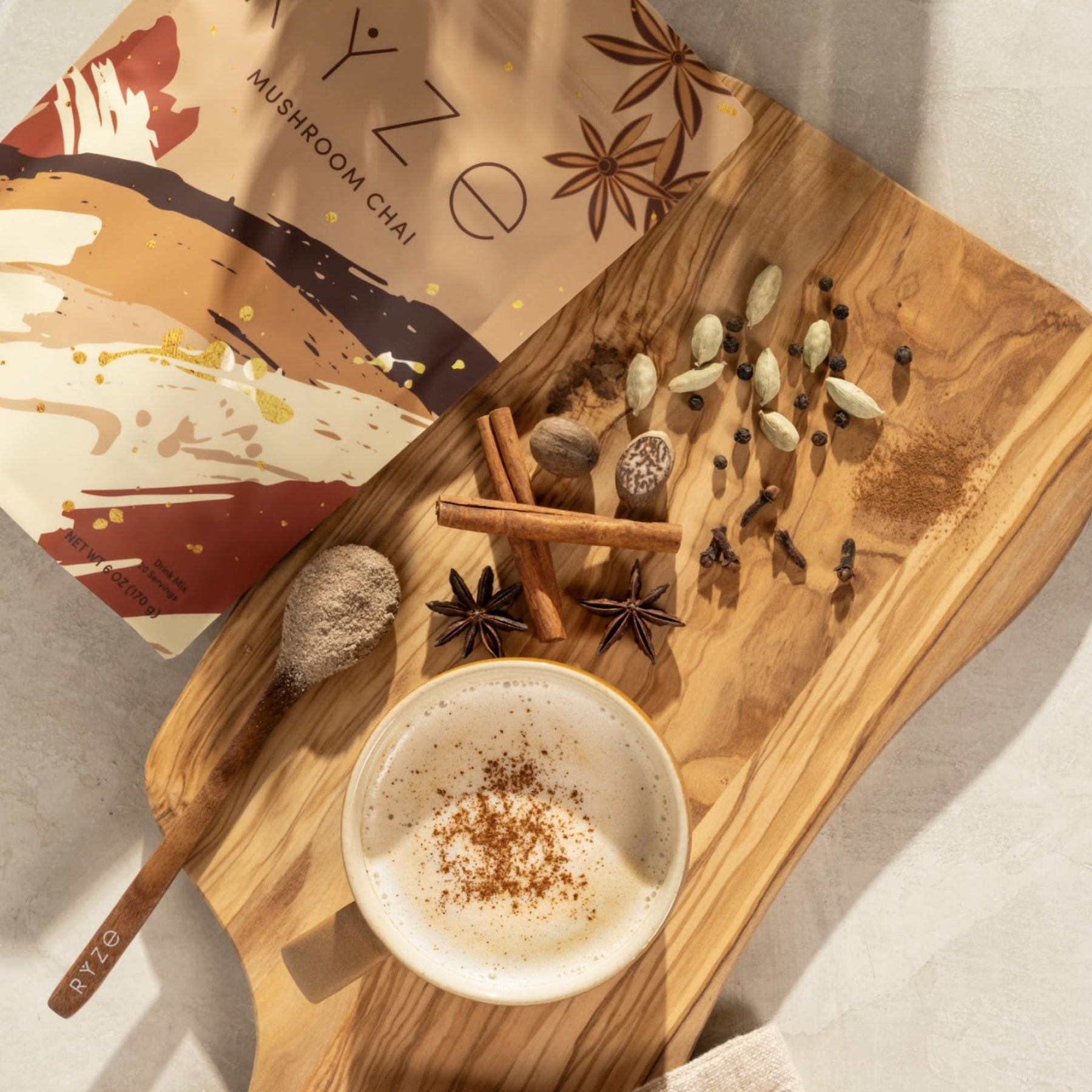 Mushroom Chai (20 Servings) - Morning Chai