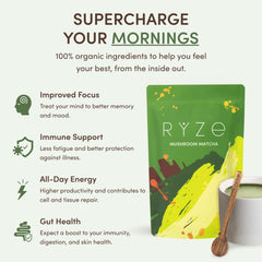 Mushroom Matcha (1 Pack - 30 Servings) - Zen Start