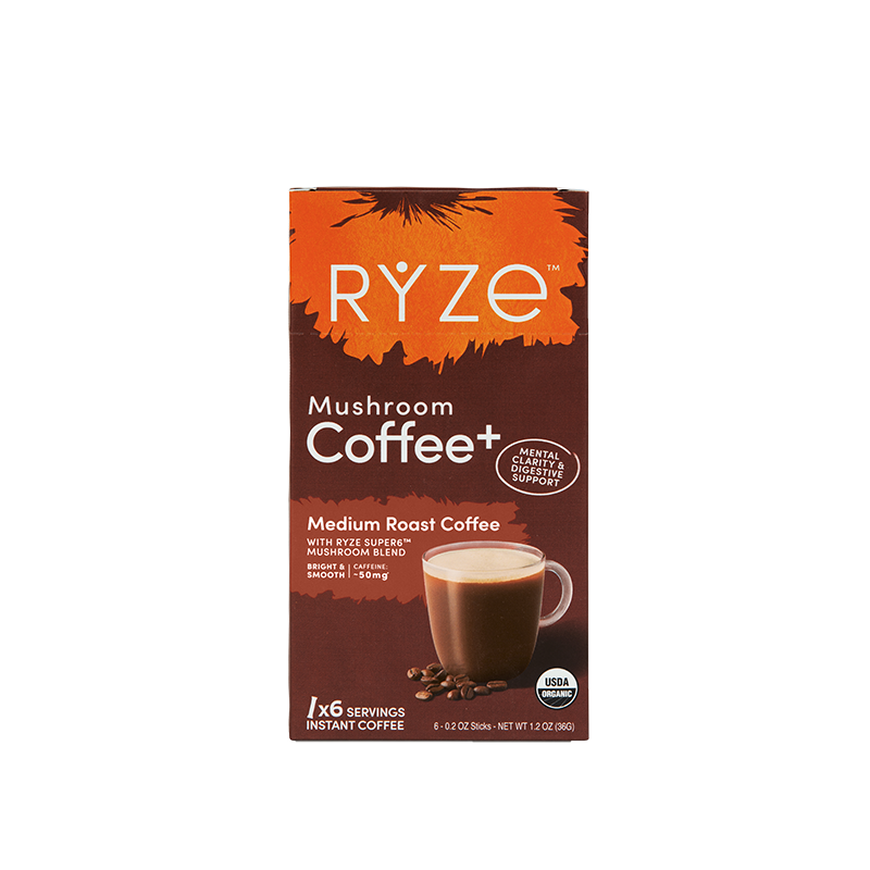 Medium Roast Mushroom Coffee Carton - Bold Start