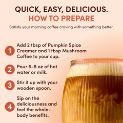 Pumpkin Spice Superfood Creamer Add On - Rich Blend