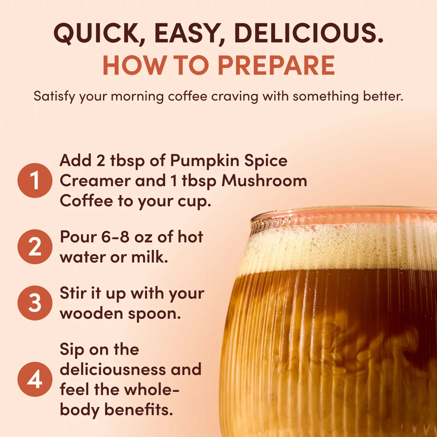 Pumpkin Spice Superfood Creamer Add On - Rich Blend