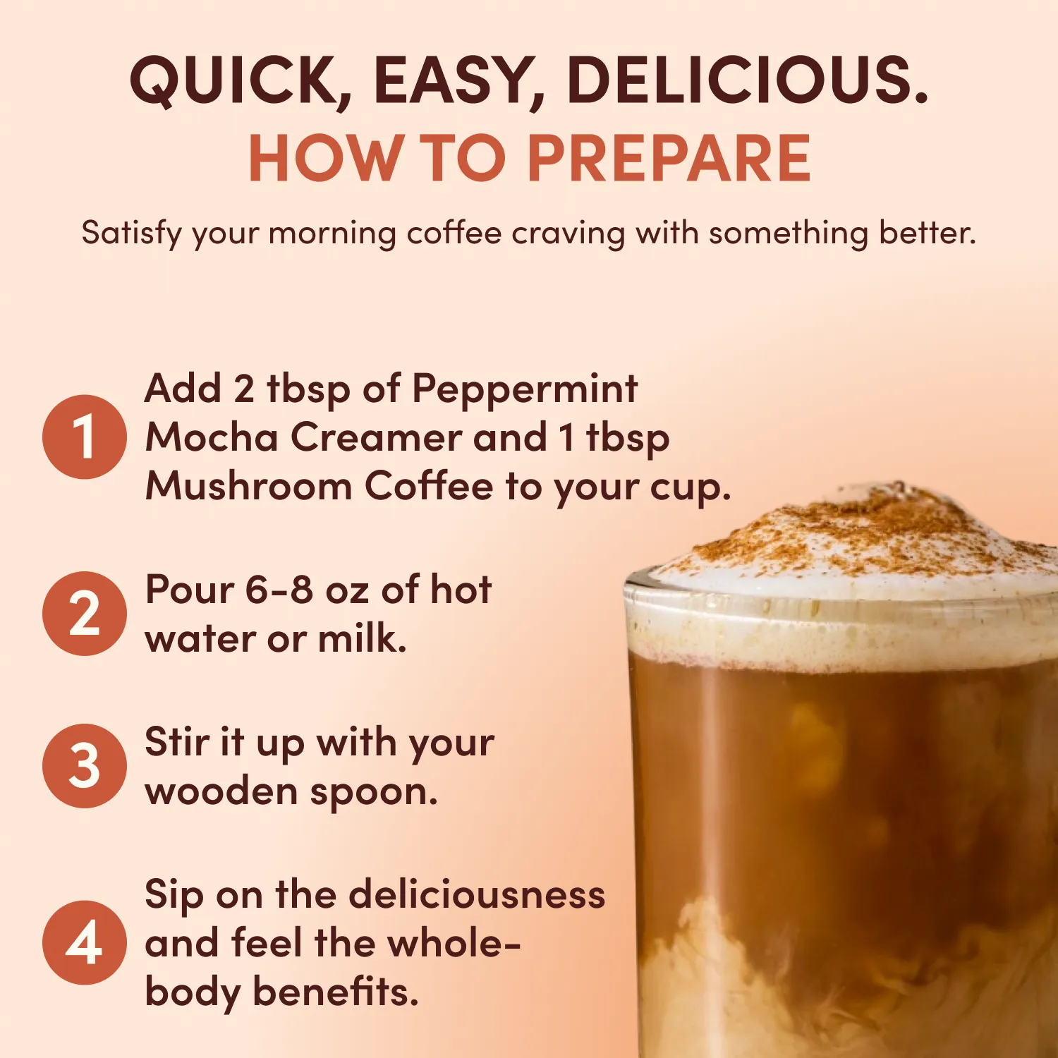 Peppermint Mocha Creamer Add On - Smooth Blend