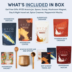 RYZE Ritual Set: Cocoa + Coffee - Daily Treat