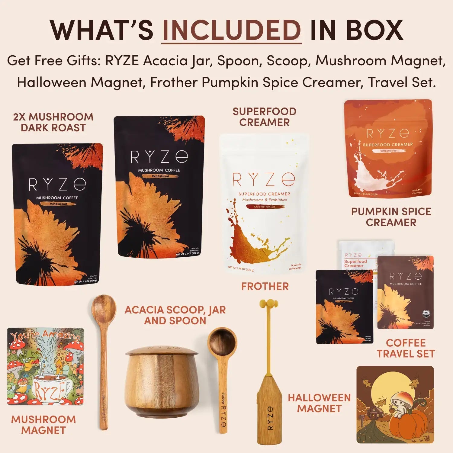 RYZE Ritual Set Dark Roast (90 Day Plan) - Daily Bundle