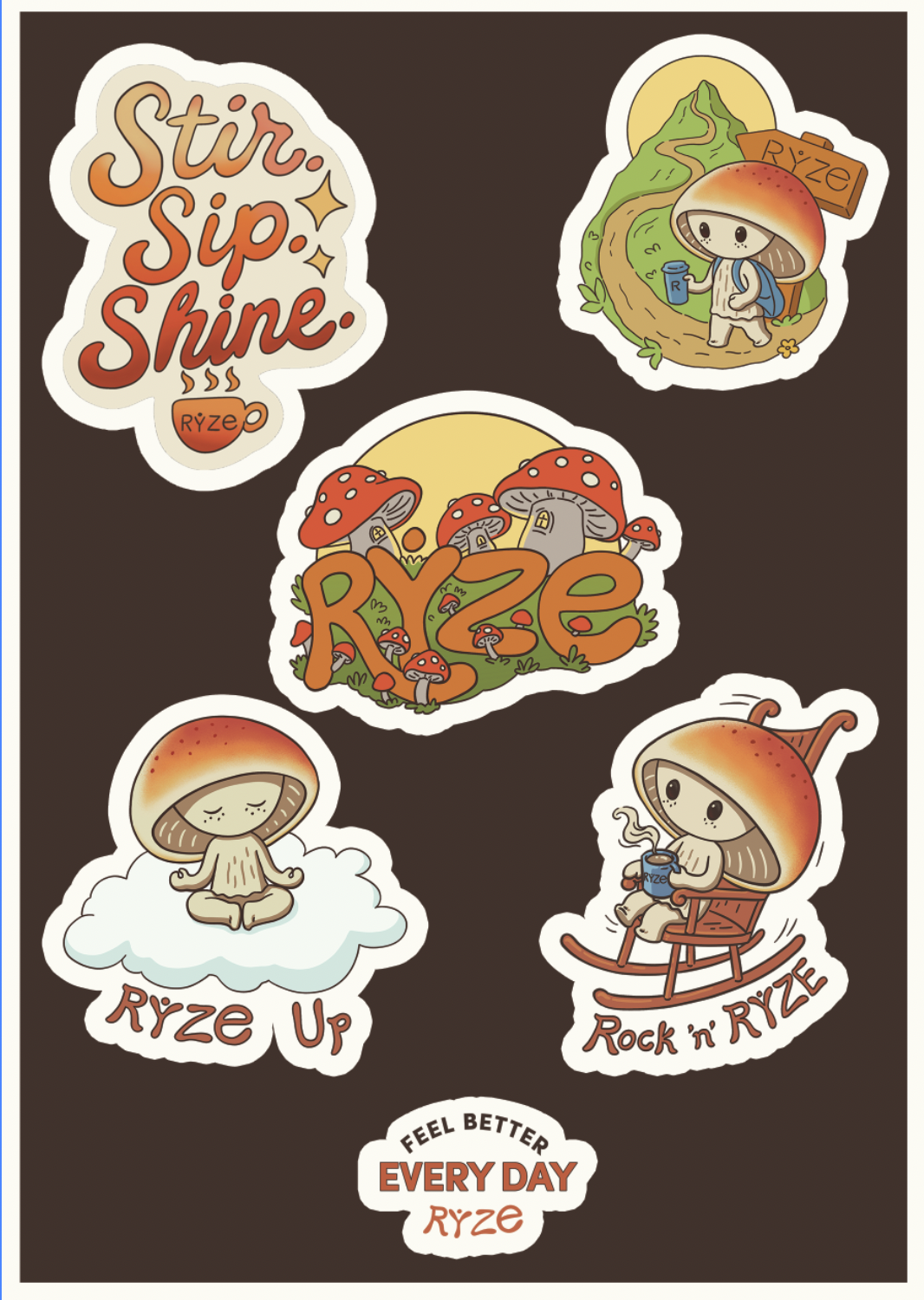 Sticker Pack - Bright Touch
