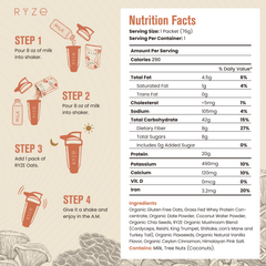 Mushroom Overnight Oats Pack (28 Servings) - Easy Spoon