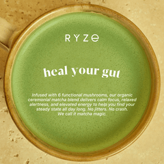 RYZE Organic Mushroom Matcha Starter Kit (60 servings) - Ready Kit