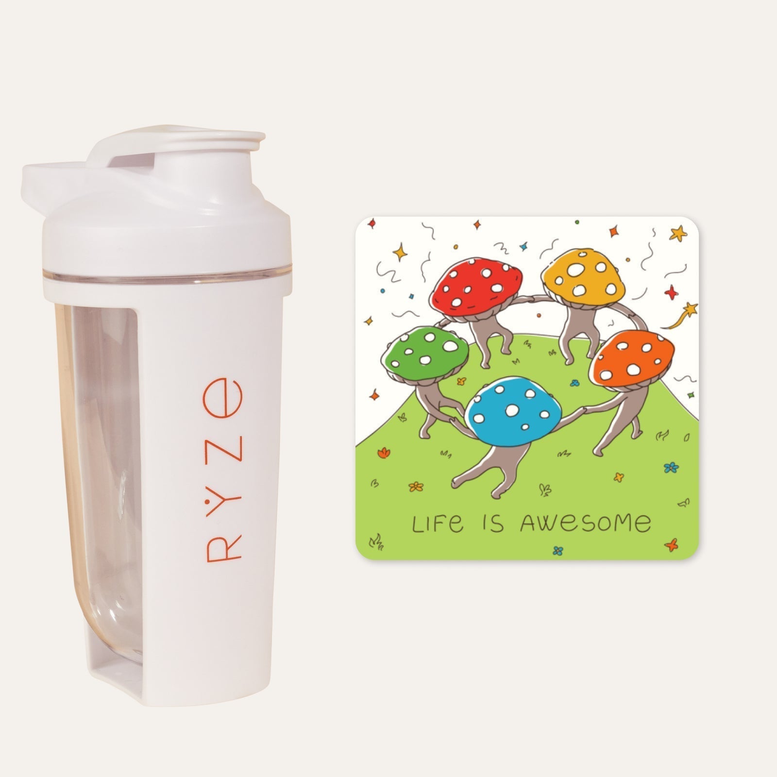 Shaker Bottle + Gift Set - Quick Shake